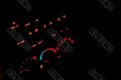 Dashboard Radio & Temperature Contols