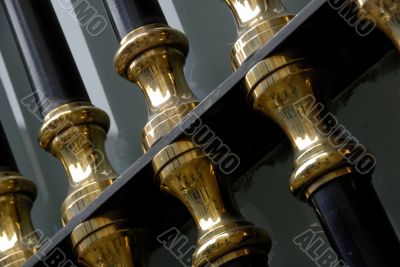Close up of Window Bars
