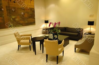 The lobby in hotel