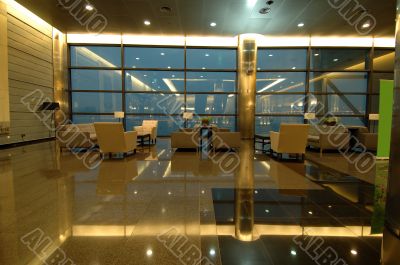 The waiting area in entertainment center