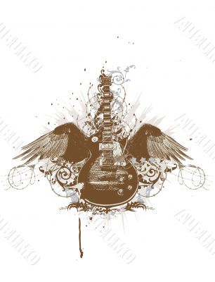 Flying  guitar