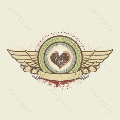  hearts suit emblem