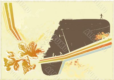 retro background