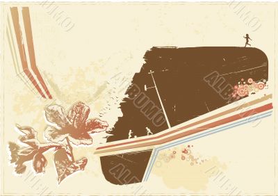 retro background