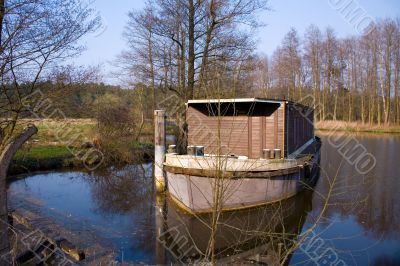 old barge