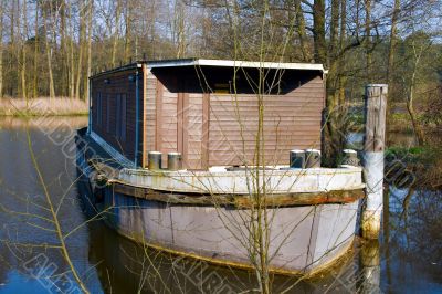 old barge