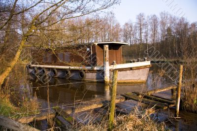 old barge