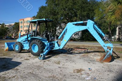 Blue Front End Loader