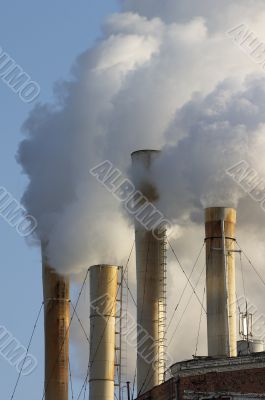 Pipes with smoke