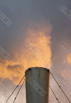 Pipe with smoke