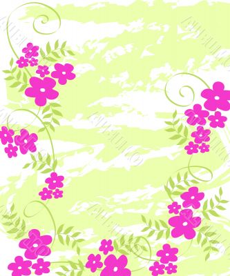 Flowers frame