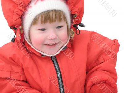 girl in red