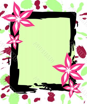 Artistic flowers design