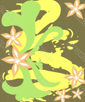 Artistic flowers design