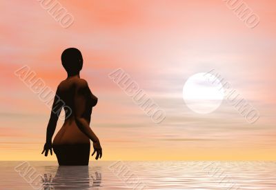 Dawn bathing