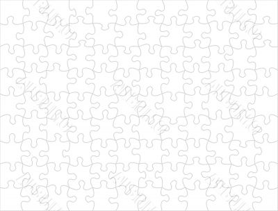 White Puzzle background
