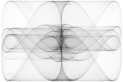 Abstract monochrome graphic design