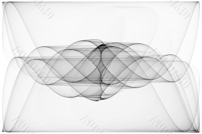 Abstract monochrome graphic design