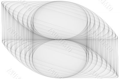 Abstract monochrome graphic design