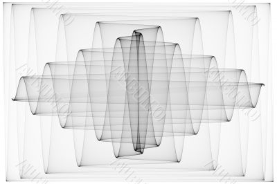 Abstract monochrome graphic design