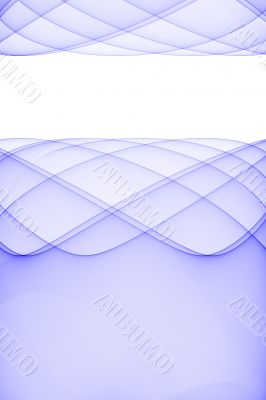 Abstract monochrome graphic frame
