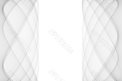 Abstract monochrome graphic frame