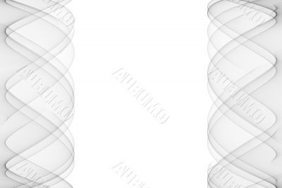 Abstract monochrome graphic frame