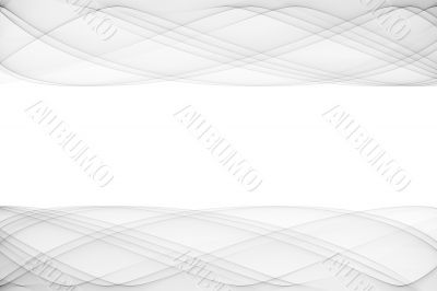 Abstract monochrome graphic frame
