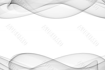 Abstract monochrome graphic frame