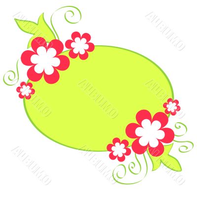 Flowers frame