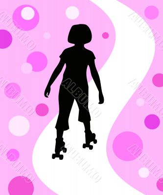 Skating girl