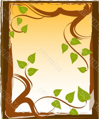 Leaves frame