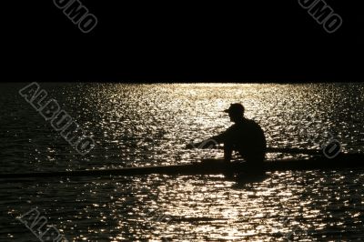 Rowing alone