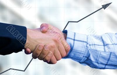 business deal with graph