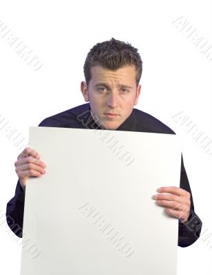 business man blank space for writing 2