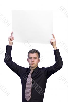 business protest - space for writing 4