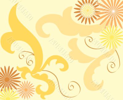 Artistic flowers design