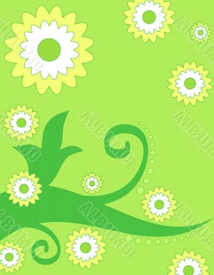 Artistic flowers design