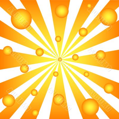 Circles with rays