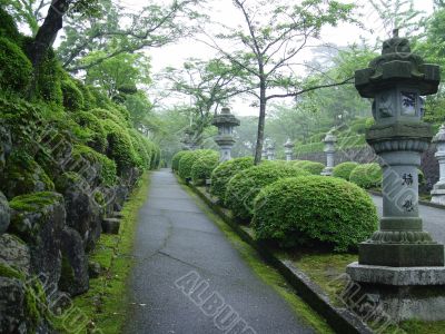 Japanese park in Tokyo