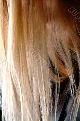 blond hair