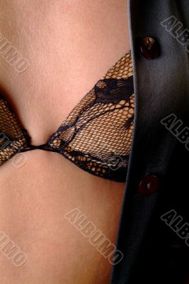 bosom with bra