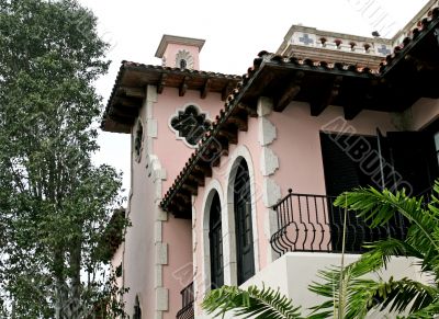 Pink and White Hacienda