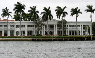 Mansion and Palms