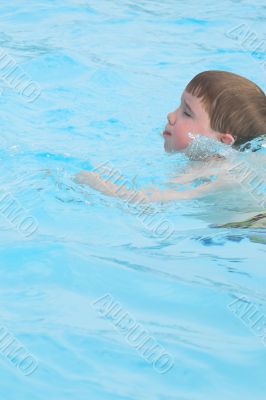 Boy Swimming