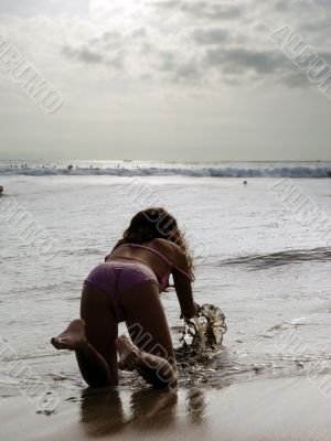 Girl On The Beach