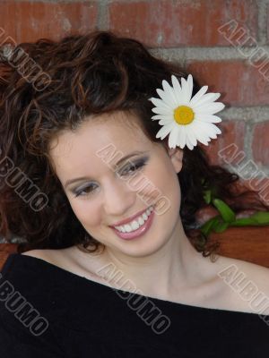 Beautiful girl laughing