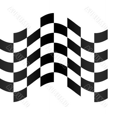 Checkered racing flag