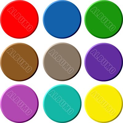 Circular 3D Buttons