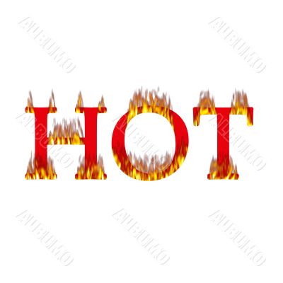 Hot on fire